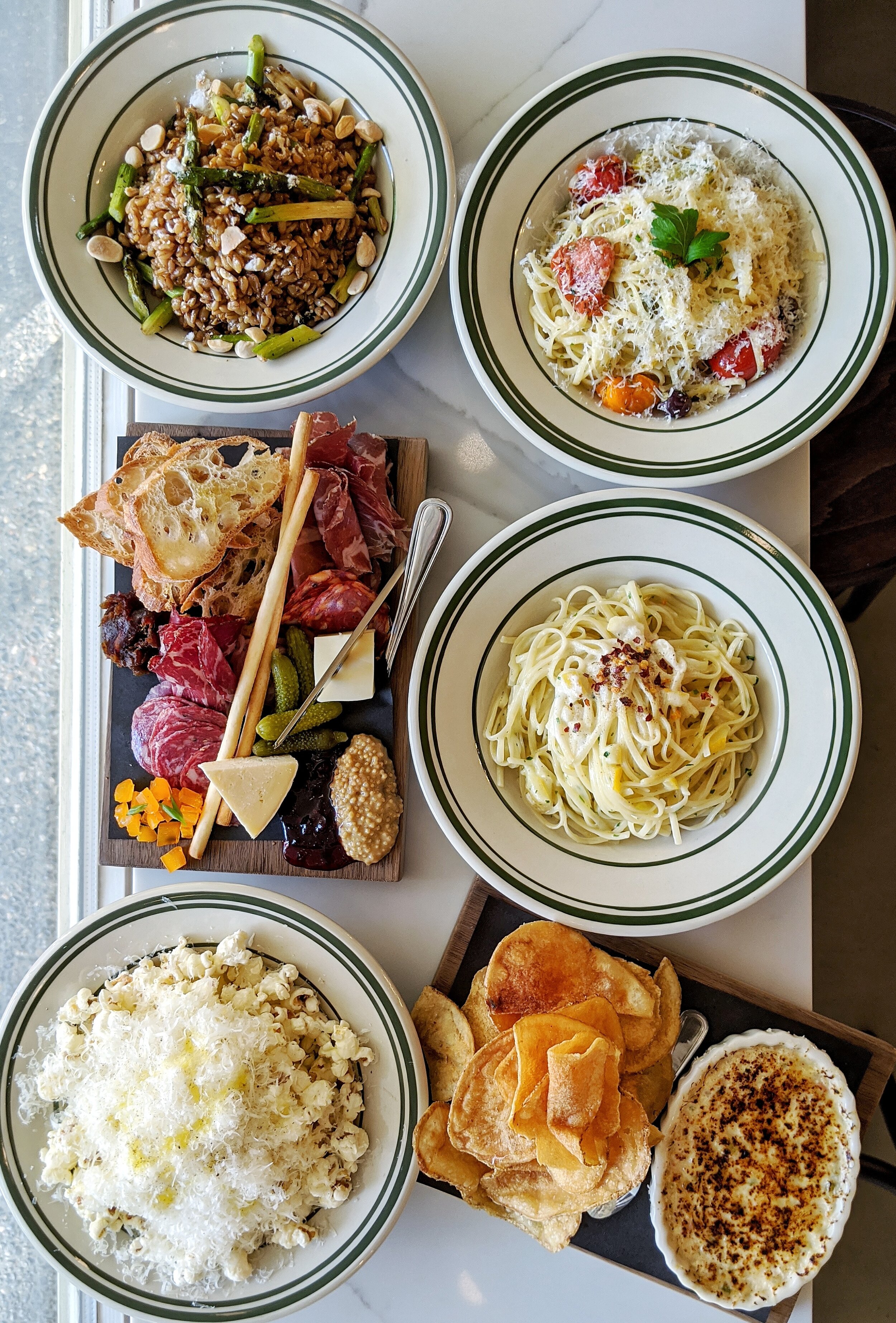 Dishes are tapas style and meant for sharing.