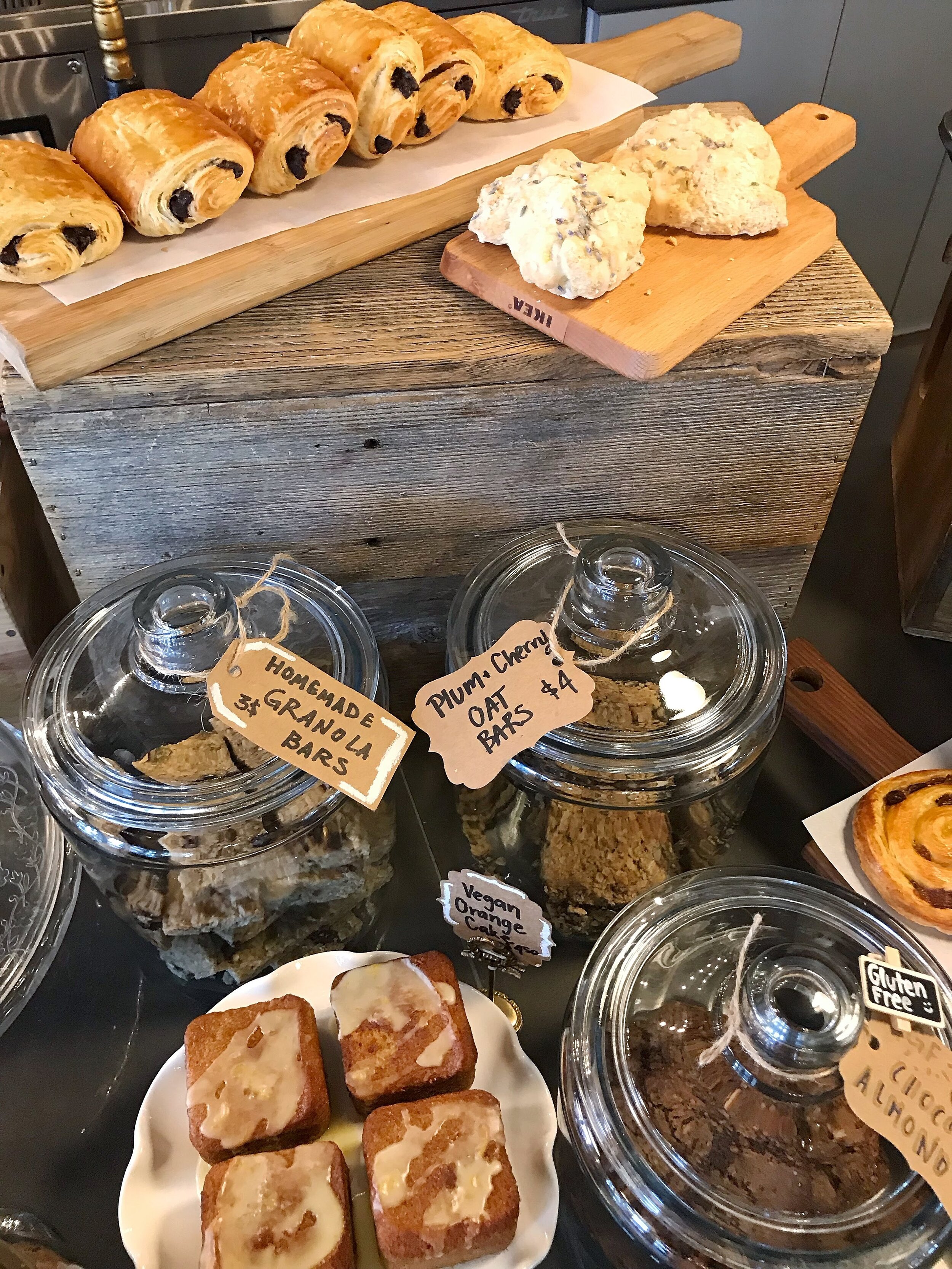 Just a small portion of their fresh daily baked goods.