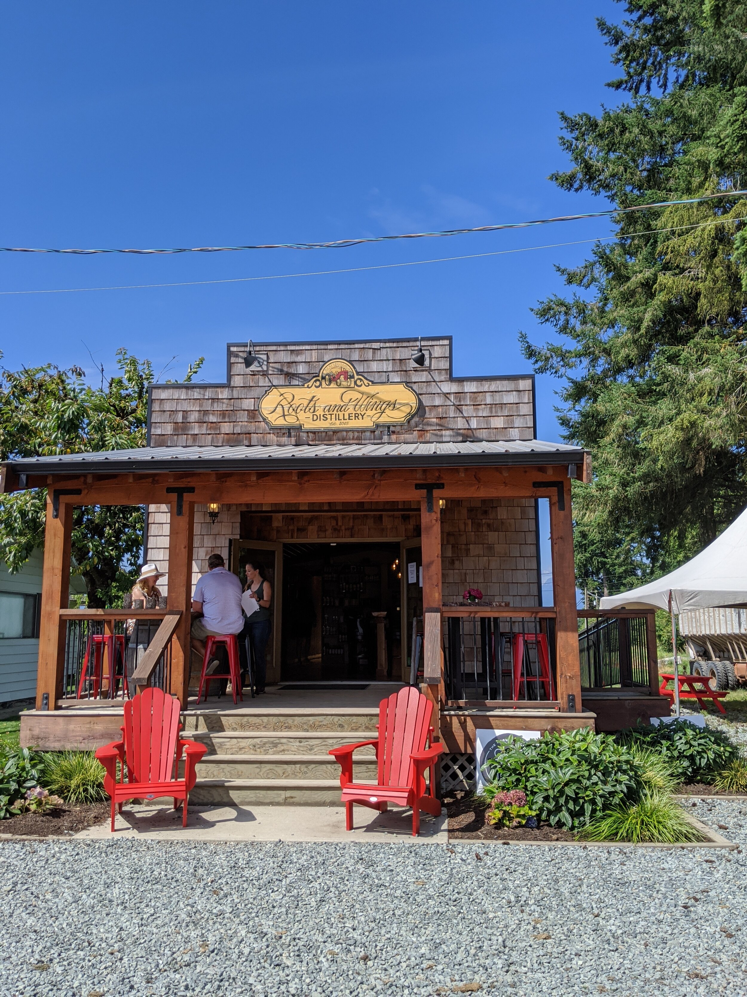 How cute is Roots and Wings Distillery?