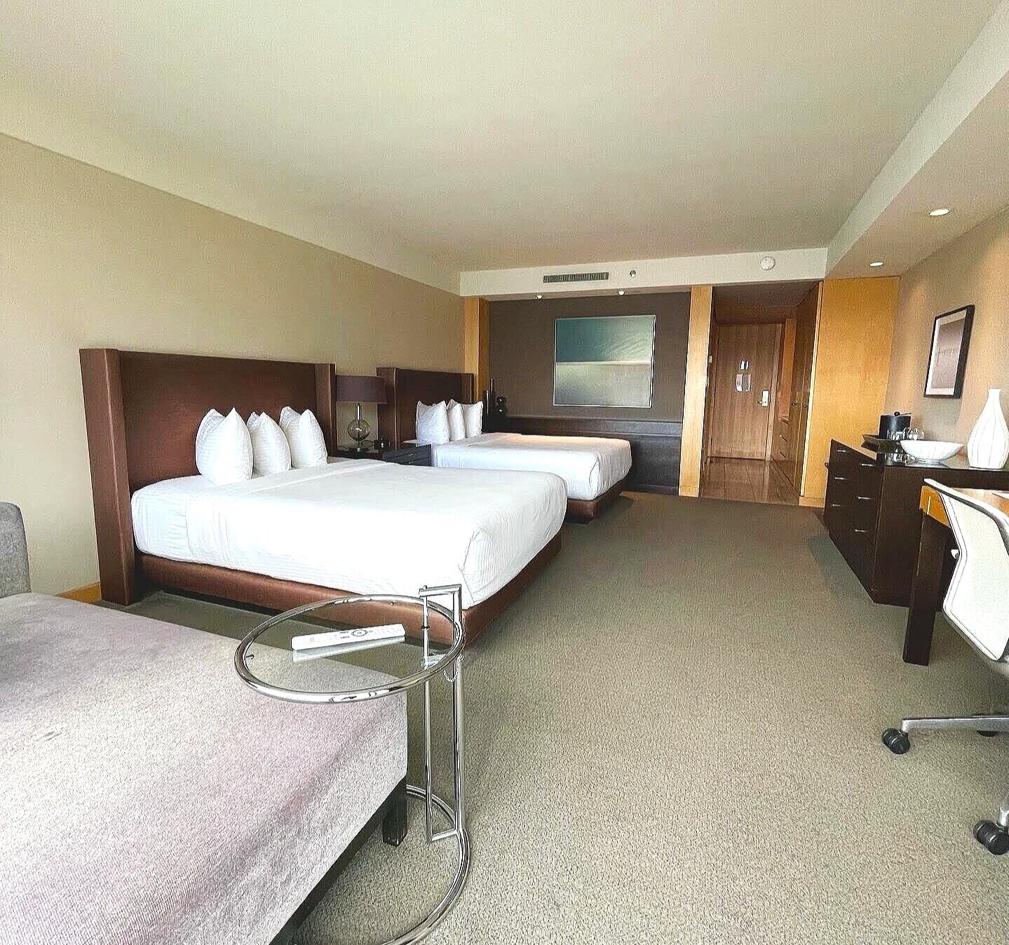 Our spacious room.